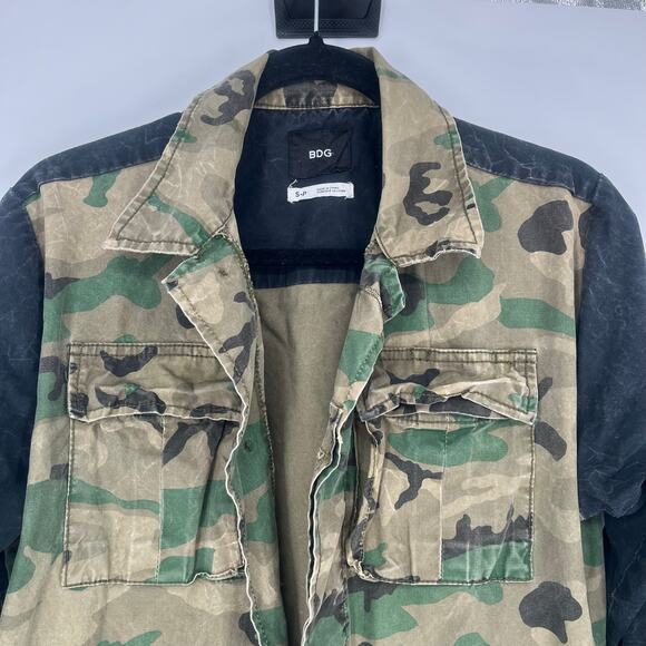 BDG Urban Outfitters Camo Utility Jacket – 100% Cotton Military Style Coat Small - Picture 10 of 10